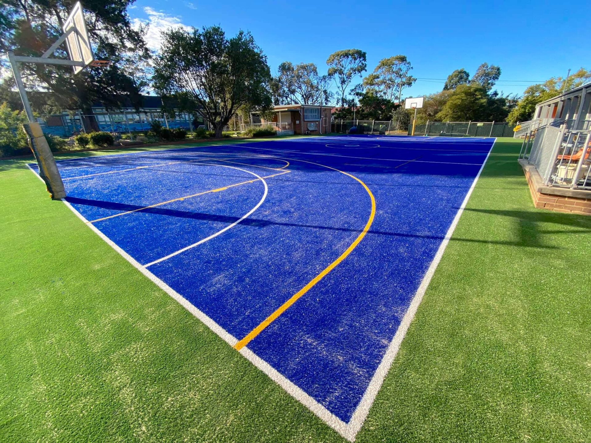 Ermington West Public School - Synthetic Grass Sports Court - Glooloop
